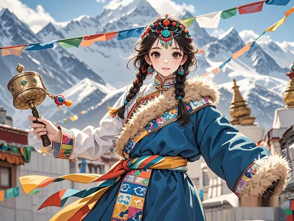 【用Deepseek制作56个民族少女手办】热门项目流量暴涨,传承非遗文化!