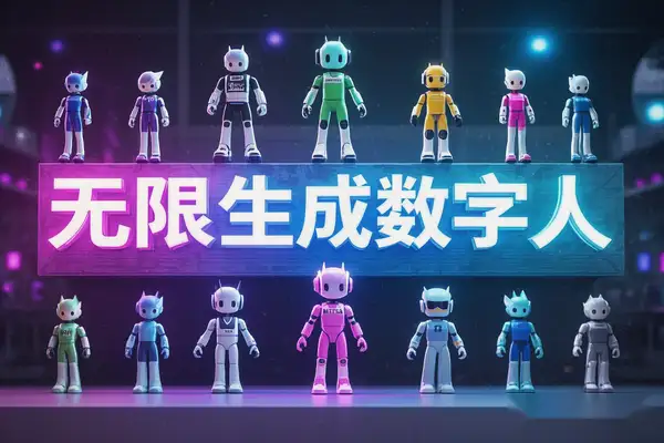 【无限生成数字人视频】无需充值会员，免费使用，高效创作！
