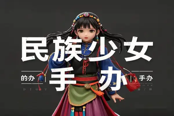 【用Deepseek制作56个民族少女手办】热门项目流量暴涨,传承非遗文化!