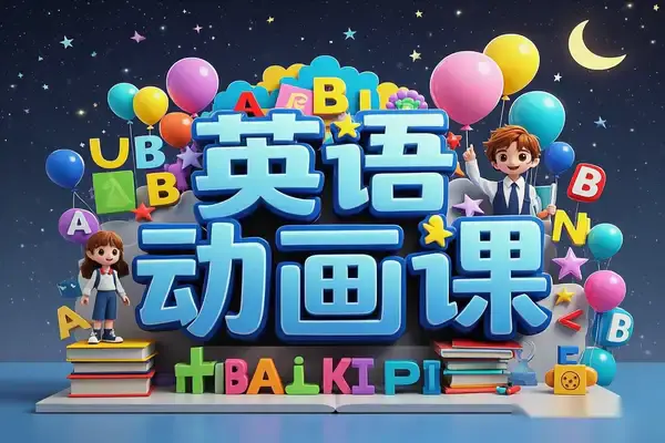 清华附小英语动画课,小学英语学习轻松掌握【虚拟资源】