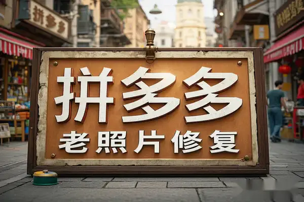 AI老照片修复,拼多多情怀项目,低成本创业新机遇