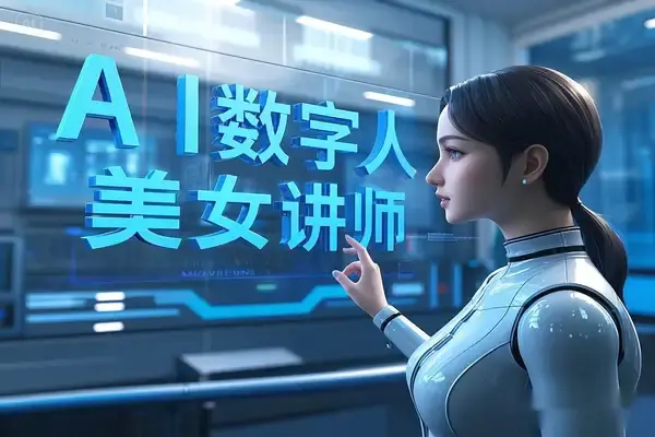 AI数字人美女讲师项目:0成本克隆虚拟女神,24小时自动变现系统