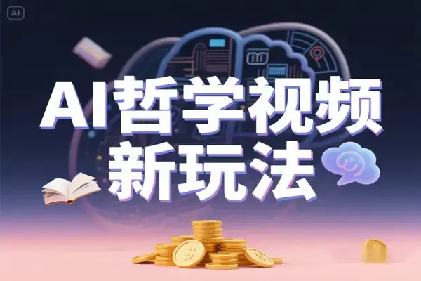 AI 哲学视频新玩法:高效变现,轻松上手