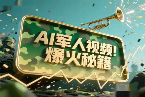 AI “军人” 短视频教学:3 天涨粉过万的爆火秘籍