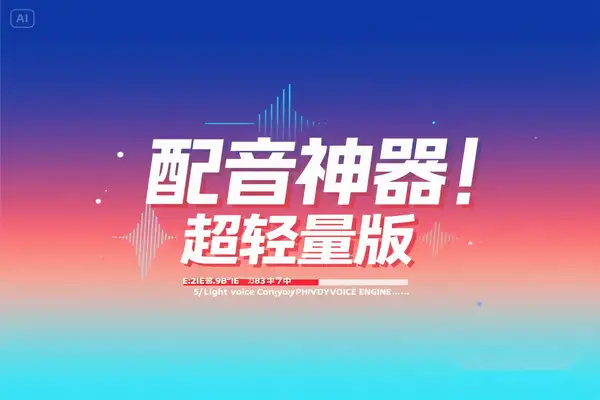 微软TTS配音神器，6M超轻量版，一键生成带字幕专业配音