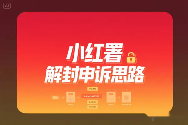 2025最新小红书账号解封全攻略：申诉思路与模板指南【飞书文档教程】