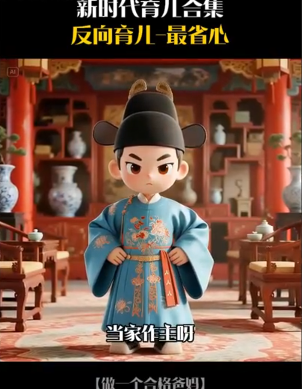 拆解育儿赛道视频结合AI的新玩法，条条爆款视频