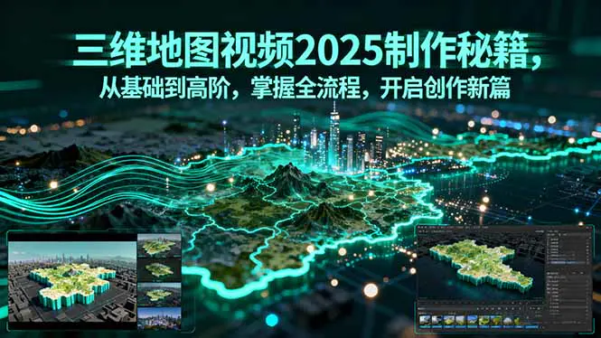 三维地图视频2025制作秘籍,从基础到高阶,掌握全流程,开启创作新篇