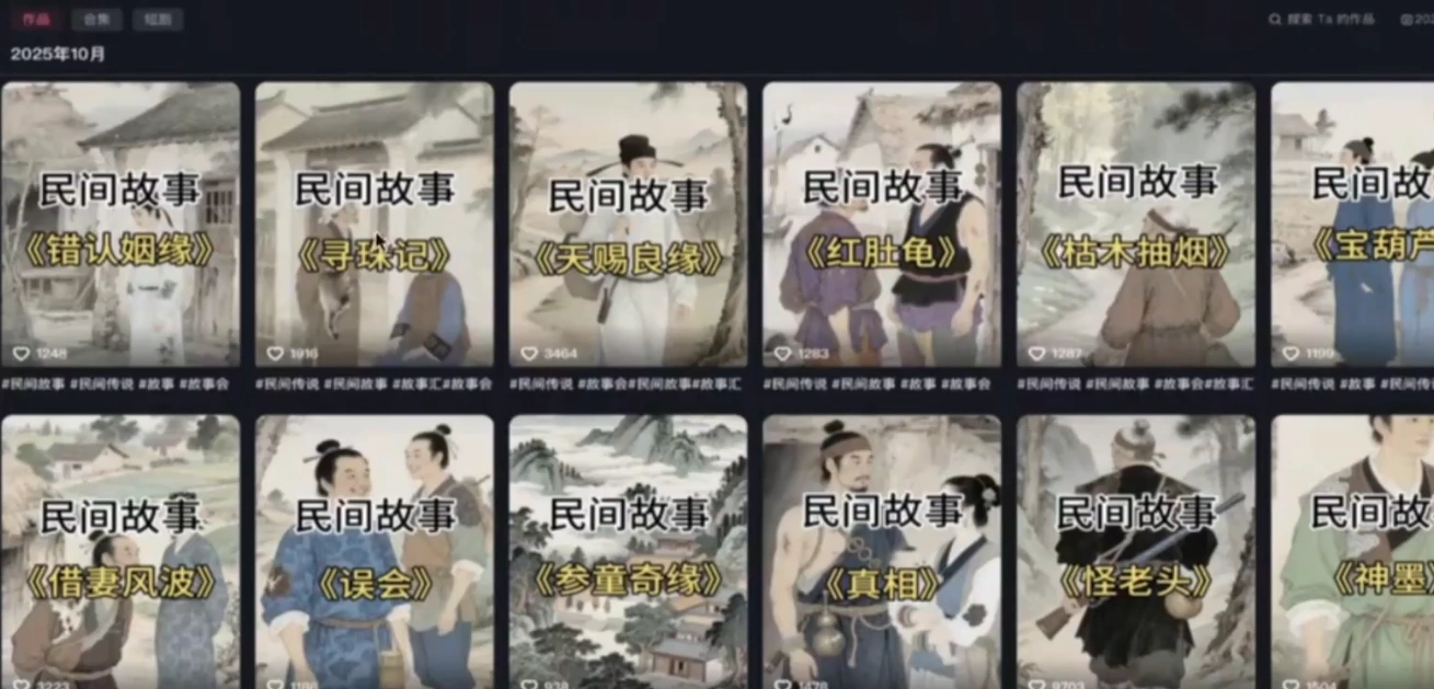 工作流一键生成民间灵异故事视频