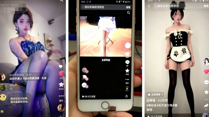 11月最新抖音快手美女起号技术，素材混剪和搬运二创