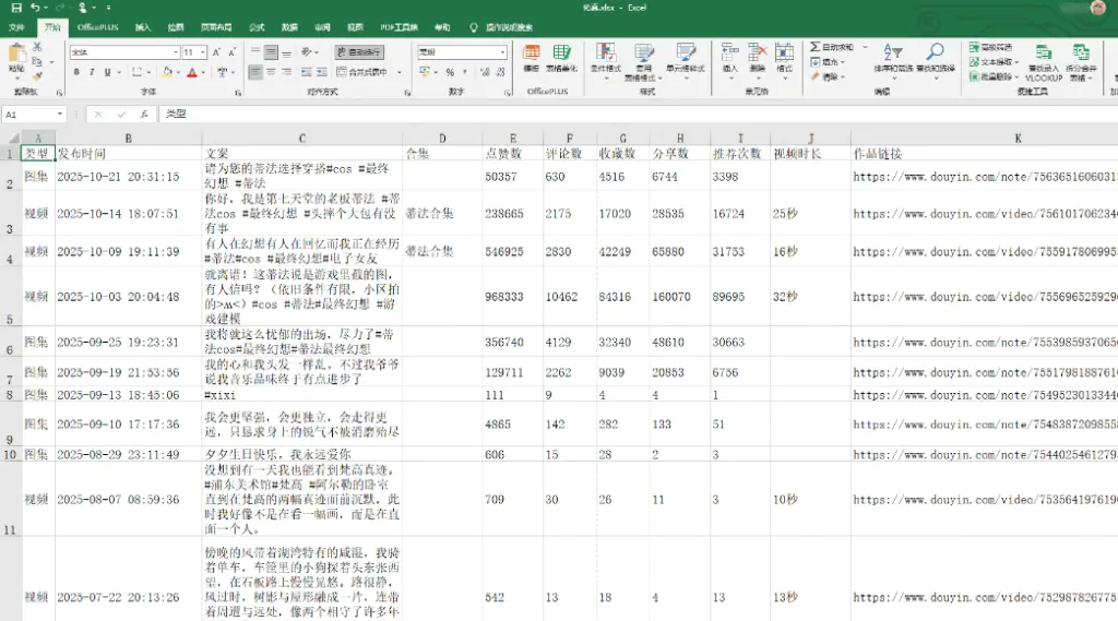 抖音批量下载工具,一键无水印解析作者主页的全部视频