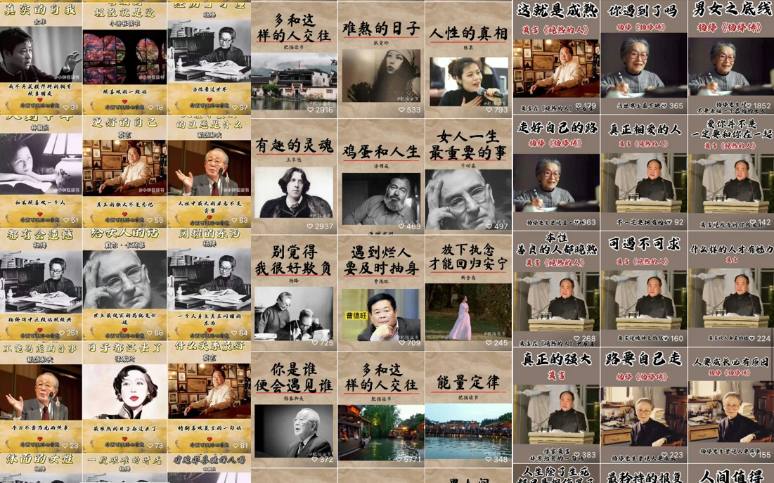 视频号名人语录书单项目，可矩阵操作方（飞书文档教程）