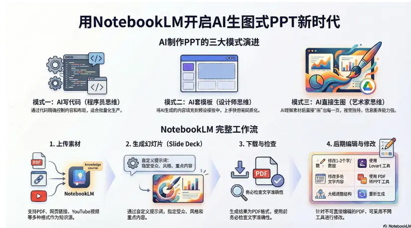 600页AI-PPT实战,全网最全NotebookLM制作PPT教程(飞书文档教程)