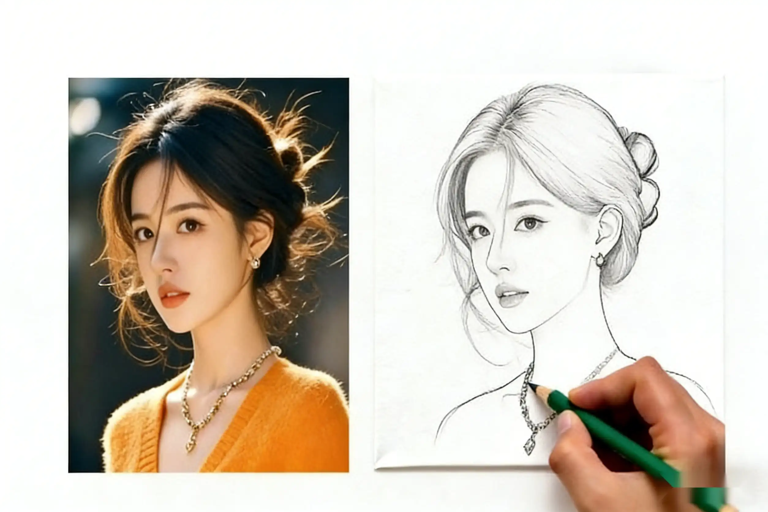 AI手持绘画过程作品视频，快速起号涨粉