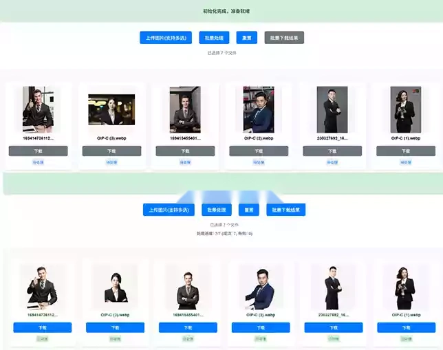 抠图工具，可批量抠图，离线版web界面