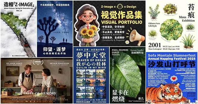 Z-Image -照片级AI文生图神器ComfyUI一键整合包显存8G可用