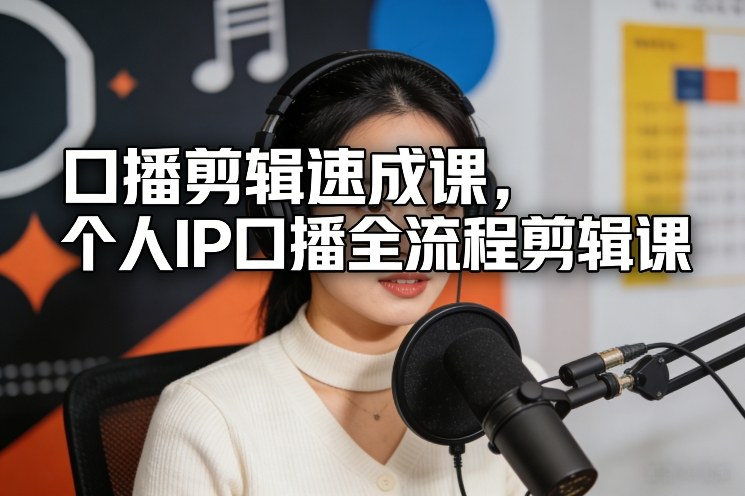 口播剪辑速成指南：打造个人IP口播全流程剪辑技巧
