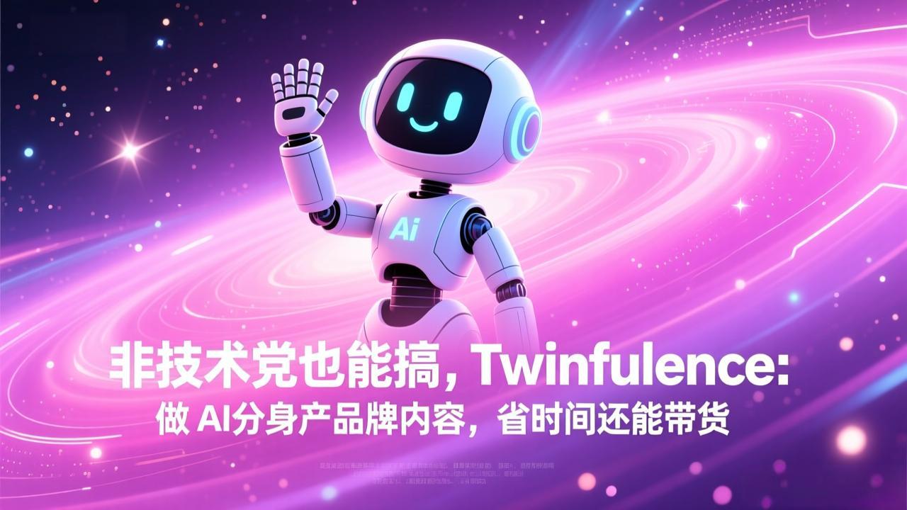 Twinfluence：做 AI 分身产品品牌内容，省时间还能带货，非技术党也能搞!