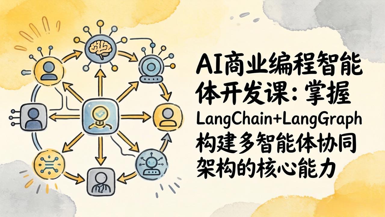 AI编程智能体全栈开发实战指南：LangChain+LangGraph+MCP协议+20+私有化工具