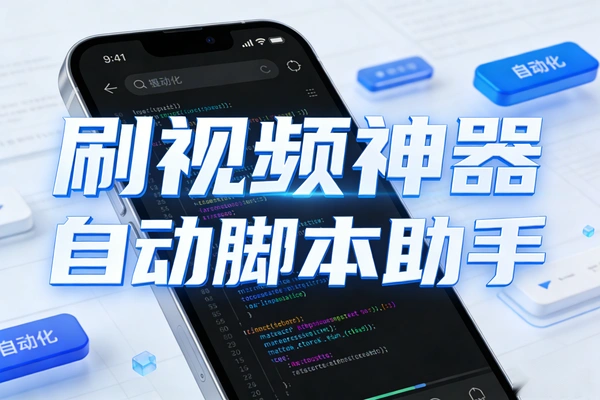 万能的自动刷视频神器助手