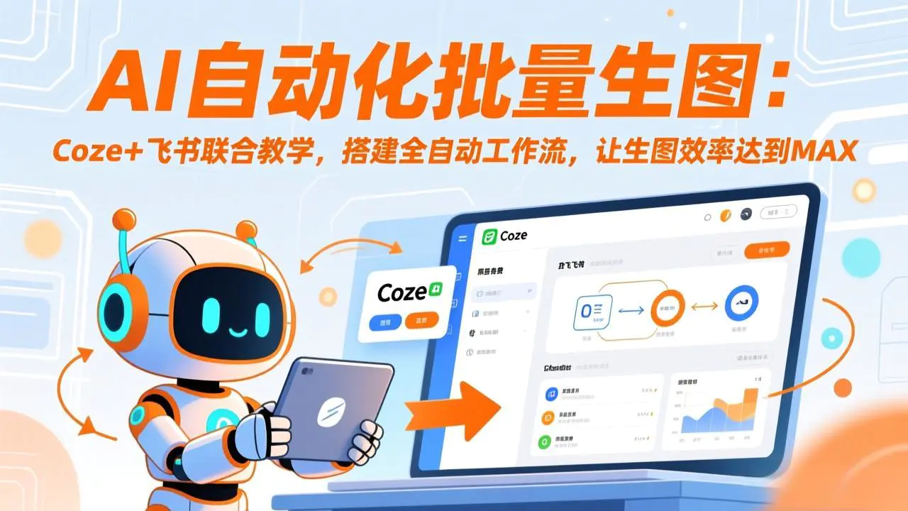 AI自动化批量生图:Coze+飞书,搭建全自动工作流,让生图效率达到MAX