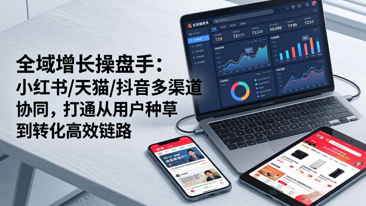 小红书增长实战指南：团队搭建+全域联动+投流迭代，打造企业增长第二曲线