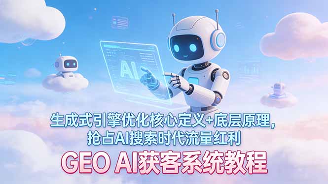 GEO生成式引擎优化实战指南：AI搜索流量逻辑+五步落地法+精准获客策略