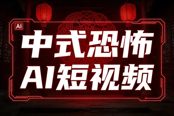 AI中式恐怖短视频教程,抓住恐怖氛围流量红利,条条爆款