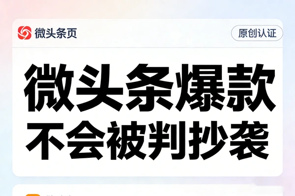 【图文】发微头条爆款不会被判抄袭的小玩法