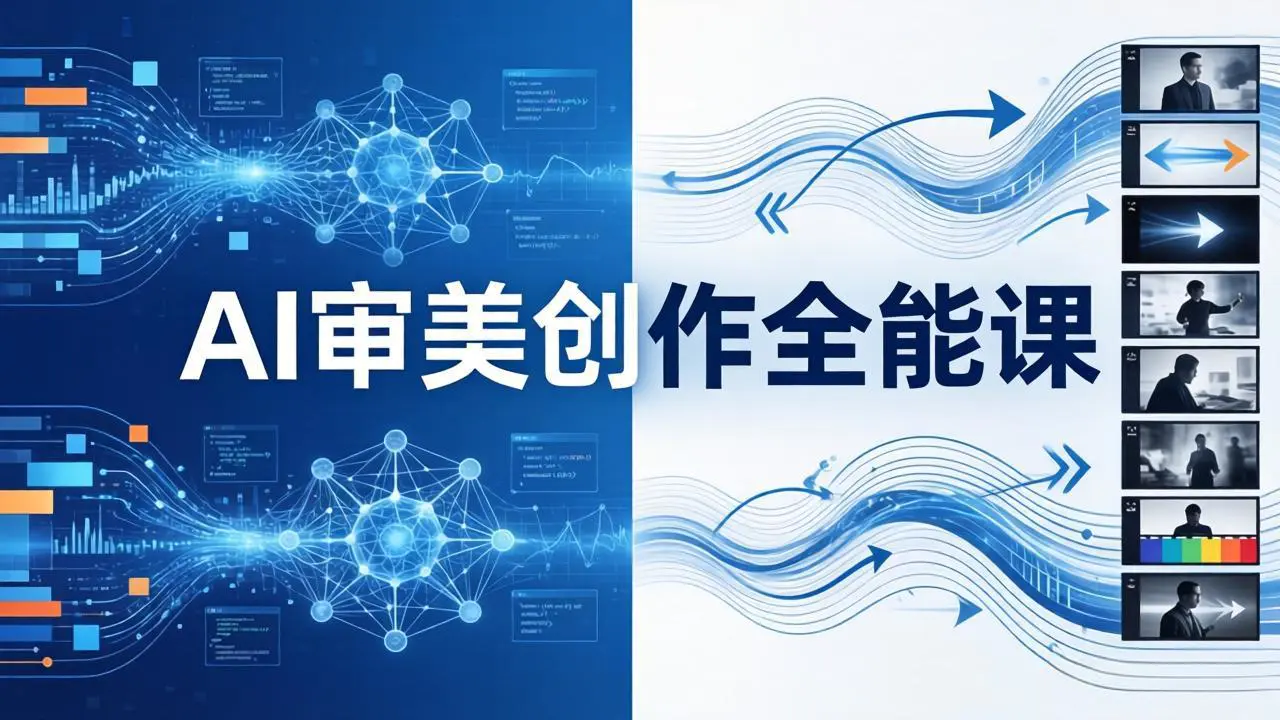 AI审美创作全能课:MJ+Seedance+模型训练+影视分镜+编剧,一站式掌握AI艺术创作