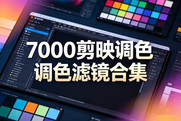 7000+剪辑调色预设/滤镜合集，日系/胶片/婚礼/INS风等11种风格，支持剪映/PR/AE/达芬奇