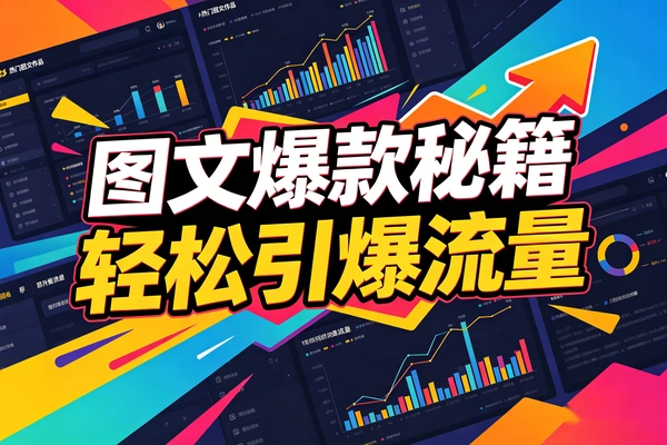 抖音图文蓝海赛道实操：爆款图文公式+视觉钩子+数据复盘，新手快速抢占流量红利