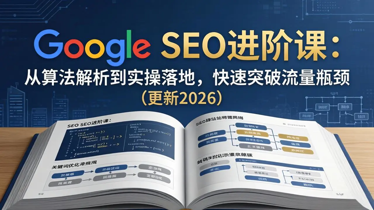 Google SEO进阶课:从算法解析到实操落地,快速突破流量瓶颈