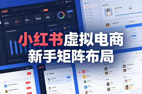 零基础做小红书虚拟电商：不用囤货低成本可复制，新手用矩阵模式做稳做长久（飞书文档教程）