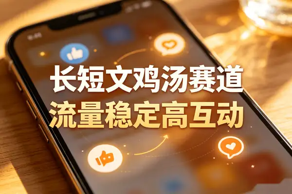 公众号流量主变现教程：长短文鸡汤垂直赛道，从快速起号到爆款复制，持续更新实现稳定收益