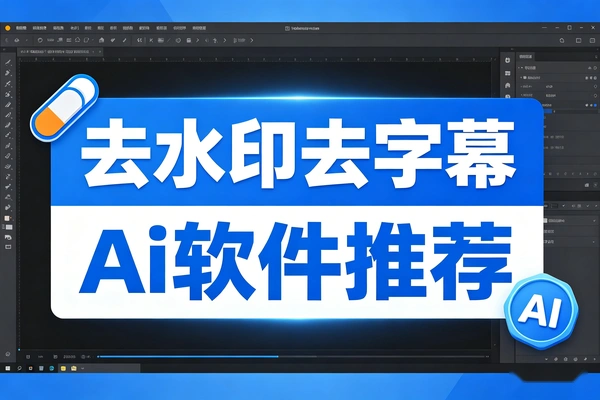 Ai去水印去字幕软件，支持Win/Mac本地运行