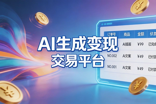 【图文】AI生成的作品变现渠道交易平台