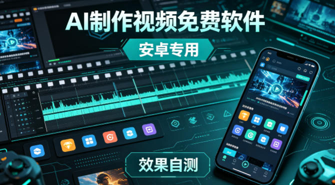 安卓版免费AI视频制作软件，效果自测