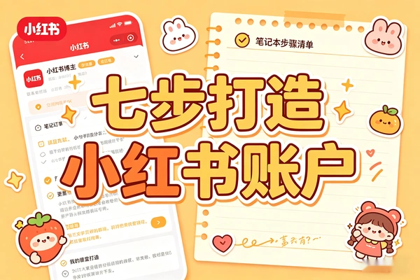 七步教你打造小红书账户（PDF教程）