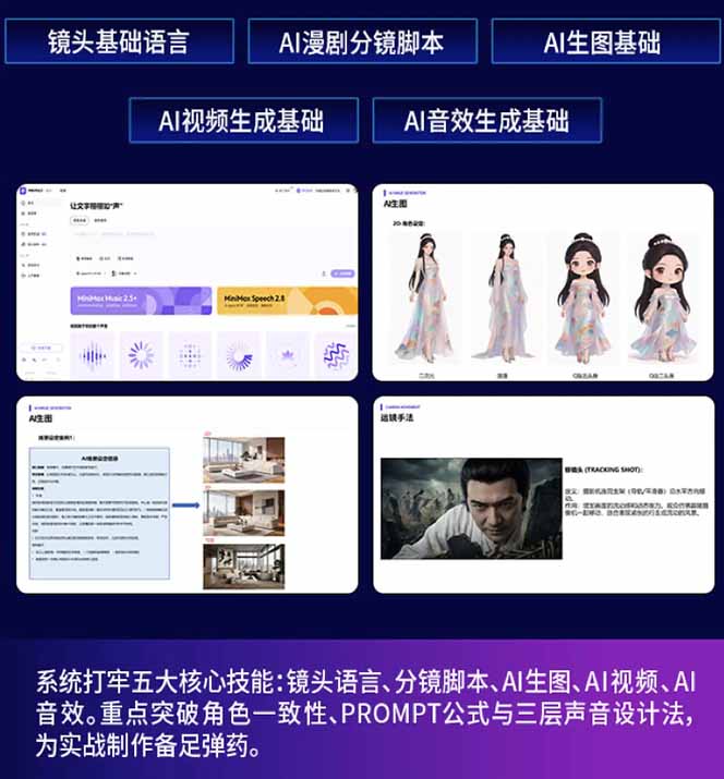 AI漫剧实战课：动态漫案例+多工具+工业化SOP，从行业认知到商业变现