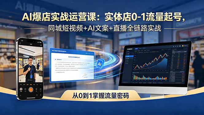 本地商家怎么用AI获客?三大脚本+数字人克隆+拍摄运镜,从引流到成交完整闭环