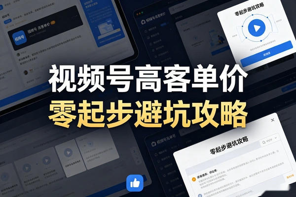 新手怎么用视频号做高客单？从0-1避坑的合规指南（飞书文档教程）