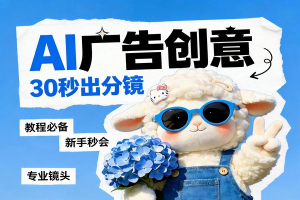 【图文】AI产品广告创意提示词，30秒出分镜视频
