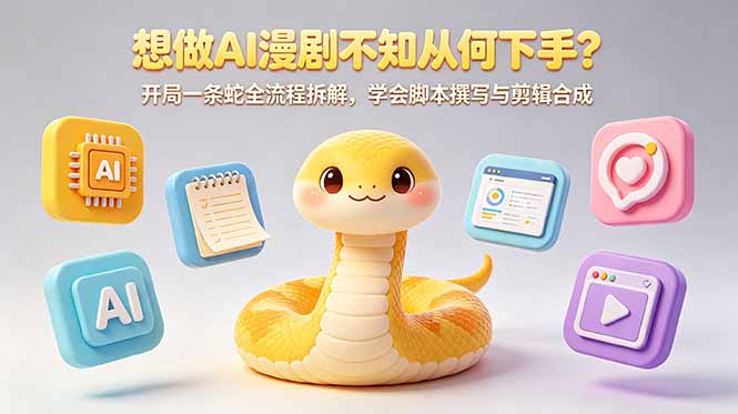 AI漫剧教程，从剧本到成片完整流程