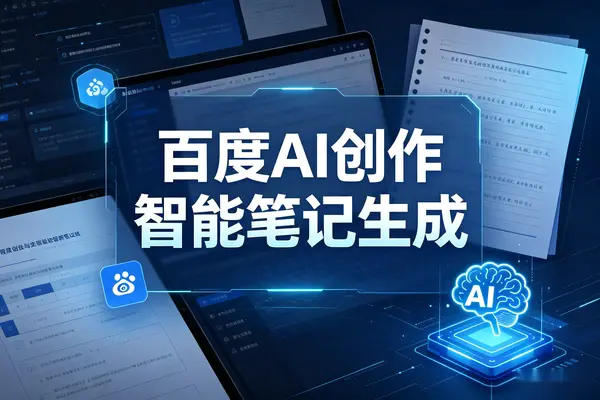 免费百度AI智能创作平台的笔记生成网站-在线工具