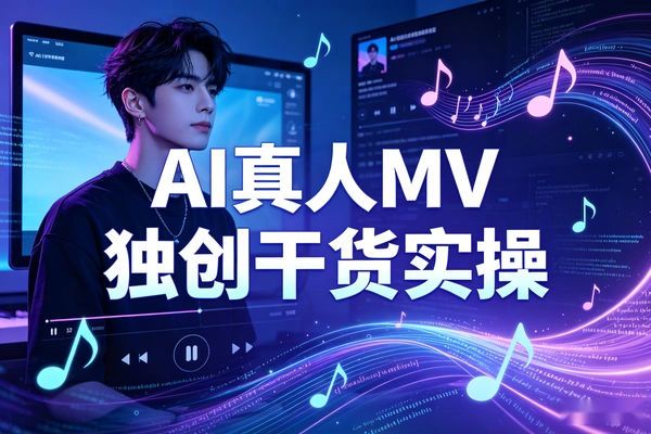 AI真人版MV制作全流程详细教学，人物一致性解锁方案