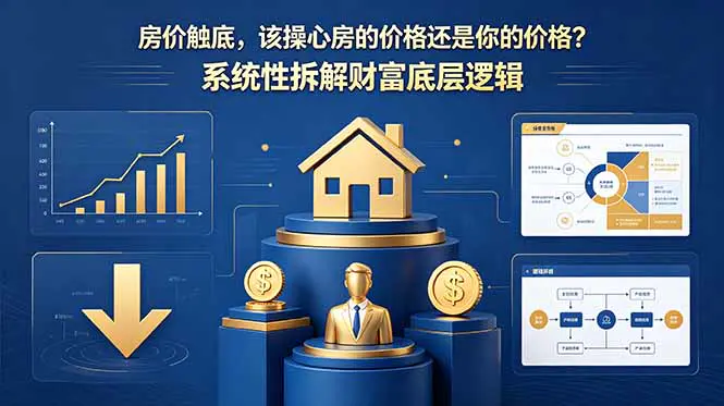 房价触底,该操心房的价格还是你的价格?系统性拆解财富底层逻辑(PDF文章)
