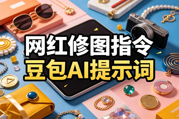 豆包AI提示词，网红修图写真指令，覆盖多种主流风格