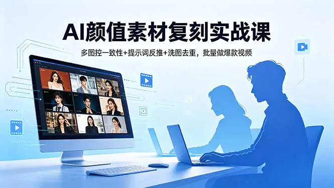 颜值爆款视频怎么复刻?多图一致性+洗图去重+首尾帧,手把手高效批量生成