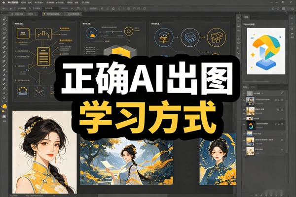 普通人AI出图方法：不用背提示词，训练需求拆解能力，让AI稳定执行（PDF教程）